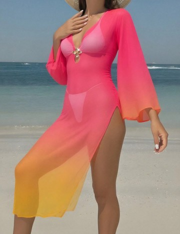Rochie de plajă Shein, mix culori