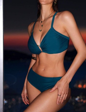 Costum de baie Shein, albastru