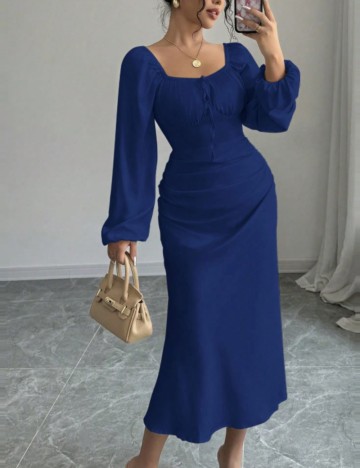 Rochie midi Shein, albastru