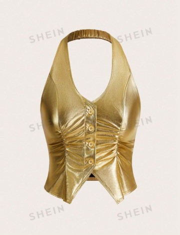 Top Shein, auriu