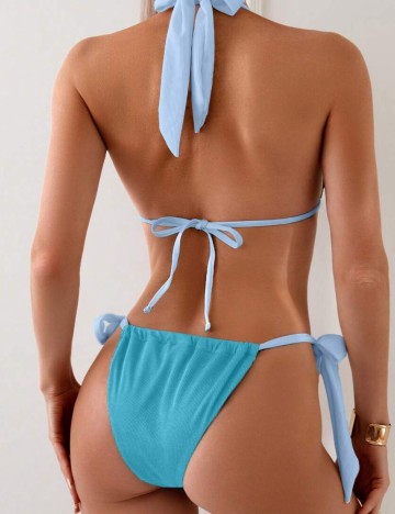 Costum de baie Shein, albastru