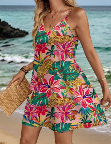 Rochie mini Shein, mix culori