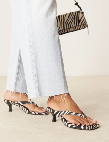 Saboți cu toc ASOS, mix culori