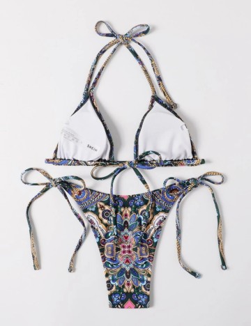 Costum de baie Shein, mix culori