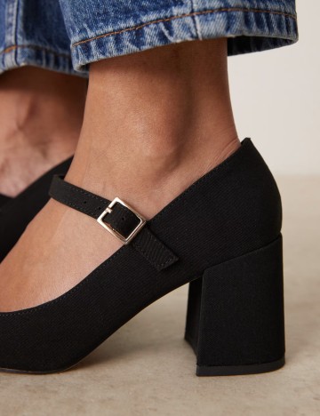 Pantofi cu toc ASOS, negru
