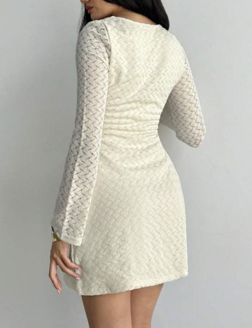 Rochie mini Shein, crem