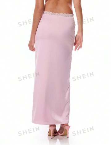 Fustă midi MUSERA by Shein, roz