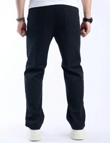 Jeans MANFINITY by Shein, negru