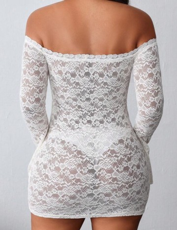 Rochie mini Shein, crem