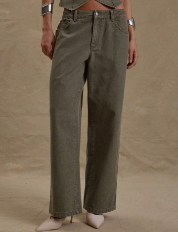 Jeans MUSERA by Shein, verde