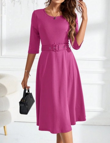 Rochie midi Shein, roz