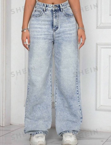 Jeans Shein, albastru