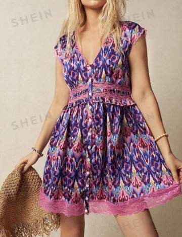 Rochie mini Shein, mix culori