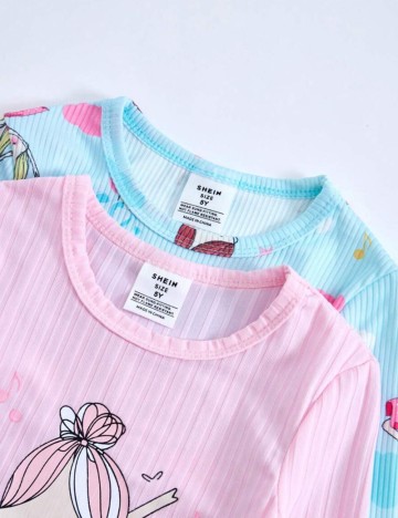 Set pijamale Shein, mix culori