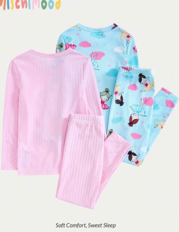 Set pijamale Shein, mix culori