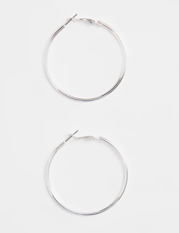 Cercei Accessorize, argintiu