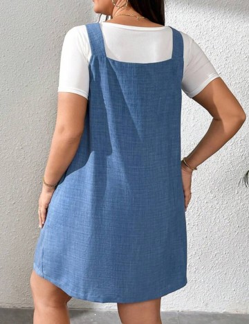Rochie mini Shein Curve+, albastru
