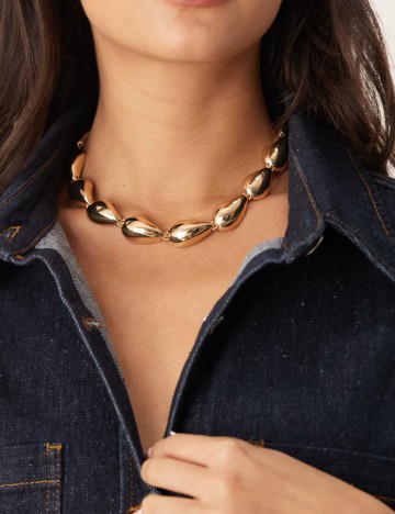 Colier Accessorize London, auriu