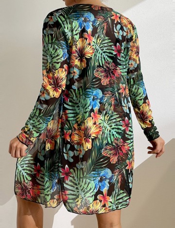 Cardigan de plajă Shein, mix culori