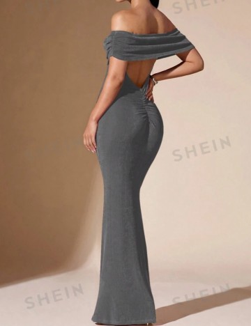 Rochie maxi Shein, gri