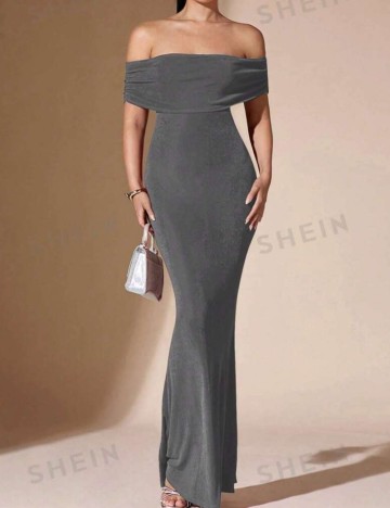 Rochie maxi Shein, gri