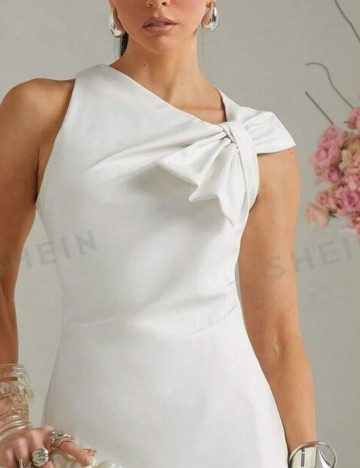 Rochie midi Shein, crem