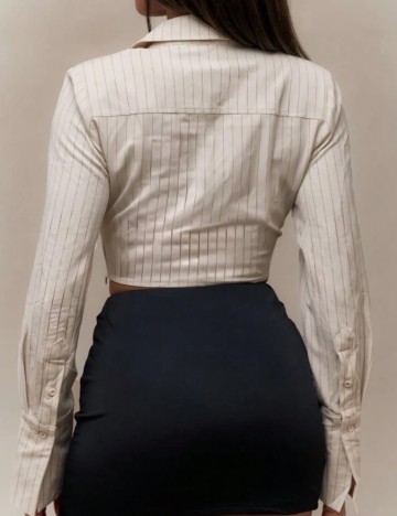 Cămașă Missguided by Shein, crem