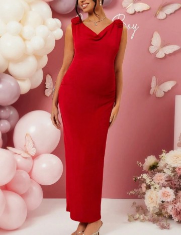 Rochie maxi Shein, roșu