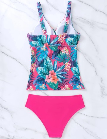 Costum de baie Shein, mix culori