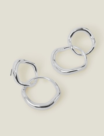 Cercei Accessorize, argintiu