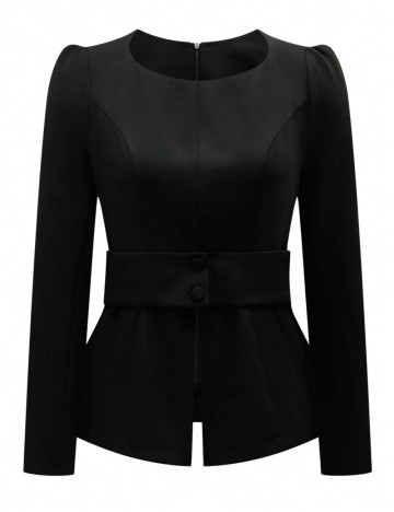 Cămașă Shein Curve+, negru