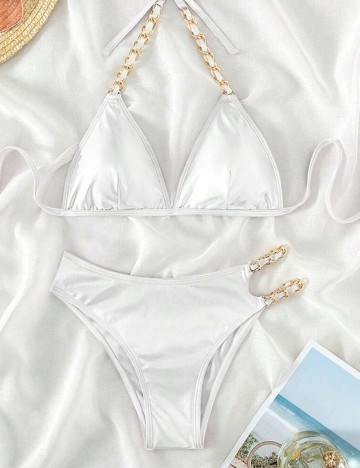 Costum de baie Shein, mix culori