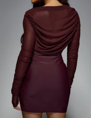Rochie mini Missguided by Shein, vișiniu