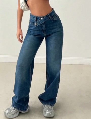 Jeans Shein, albastru
