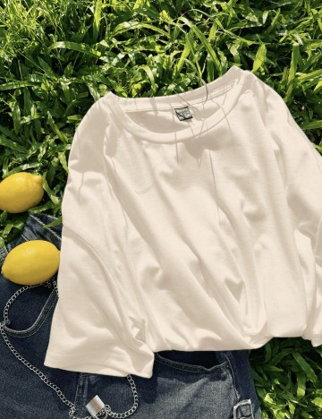 Tricou Shein, crem