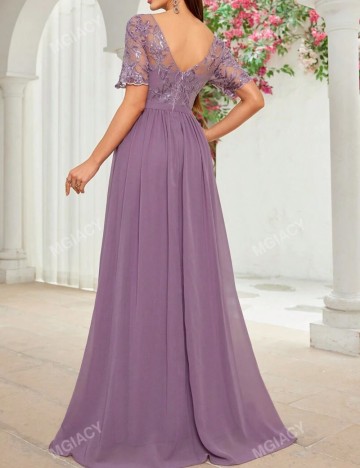 Rochie de ocazie Shein, mov