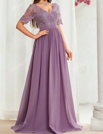 Rochie de ocazie Shein, mov