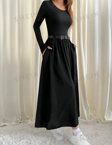 Rochie midi Shein, negru