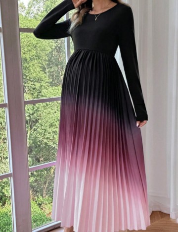 Rochie maxi Shein, mix culori
