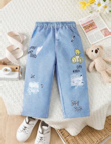 Pantaloni Shein, albastru