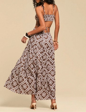 Rochie maxi Shein, mix culori
