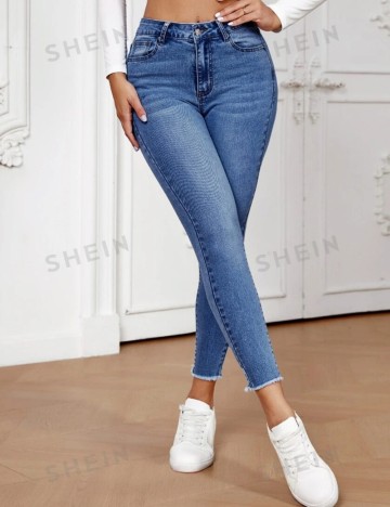 Jeans Shein, albastru