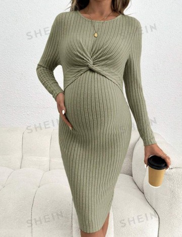 Rochie midi Shein, verde
