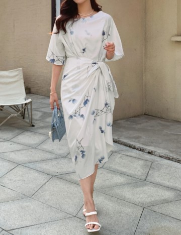 Rochie midi DAZY by Shein, crem