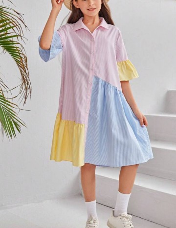 Rochie Shein, mix culori