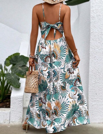 Rochie midi Shein Curve+, mix culori