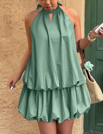 Rochie mini Shein Curve+, verde