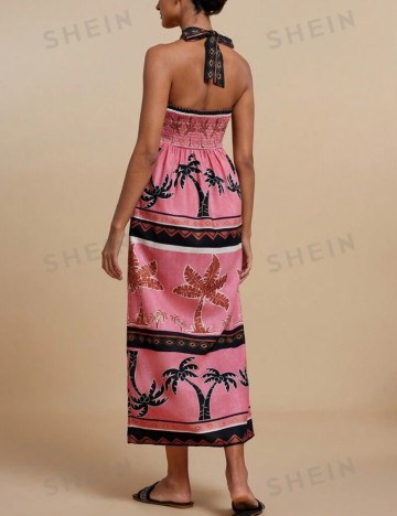 Rochie midi Shein, mix culori