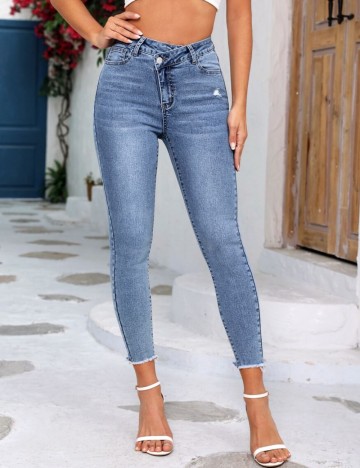Jeans Shein, albastru