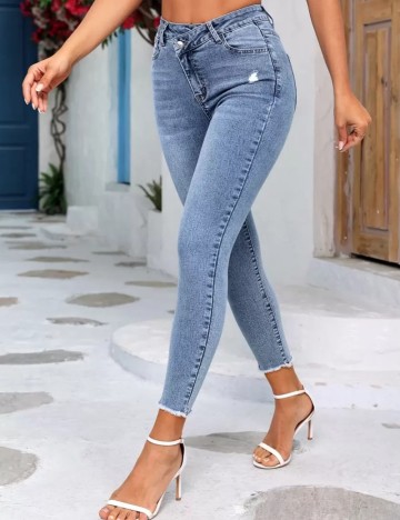 Jeans Shein, albastru
